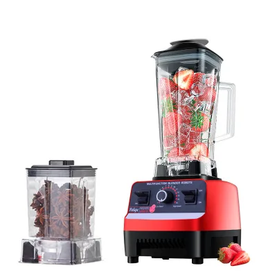 4500W Multifunctional Commercial Blender Juicer Power 5-Speed Settings Total Crushing Function Plastic Housing