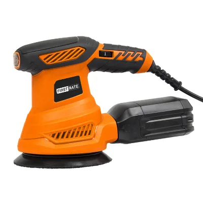 First Rate Random Orbit Sander 2.5A with 20Pcs Sandpapers,3 Polishing Kit, 6 Variable Speed 13000 OPM Electric Sander