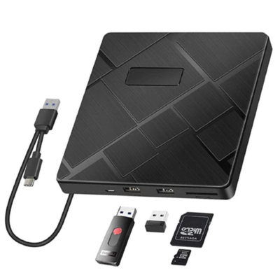 High Speed DVD RW Drive Desktop Computer Disc Burner Burner External DVD Player Burner