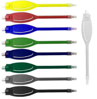 Assorted Color Short Plastic Mini Golf Pencil with Eraser and Protect Cap