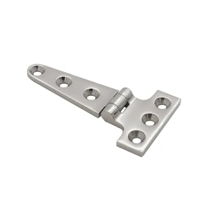 Stainless Steel 316 Six-hole T-Shaped Thickened Hinge for Marine Furniture RVs Yachts Heavy-Duty Hardware Made in China