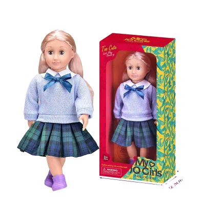 18 Inches Fashion Doll Silicone Doll Girls Doll Set Tiktok Hot Selling Accessories