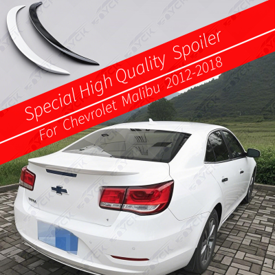 Car Spoiler for Malibu 12-18 Rear Spoiler  ABS Material Trunk Wing Chevrolet Malibu New Design Accessories
