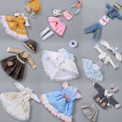 Cute Dress Outfit Clothes 30cm Pendant Blind Box Cloth Doll Clothes Set Doll Clothing