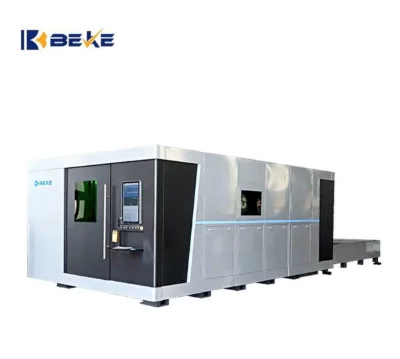 Reliable BEKE 4020-6KW Fiber Laser Cutting Machine Support DXF PLT AI Format