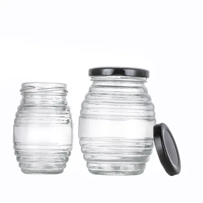Hot Sale Empty Glass Honey Jar New Design Storage Jar for Sale