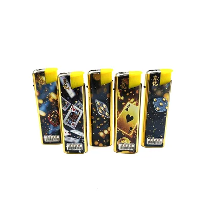 Jet Blue Flame Paper Cover Isqueiro Lighter for BBQ Smoking Cigarette Kitchen Candle Outdoor Use"
