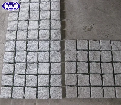 Chinese Padang Light Grey Granite G603 Patio Paver Stones