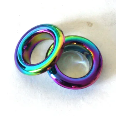 Round Garment Accessory Eyelets Rainbow Color Round Garment Eyelets