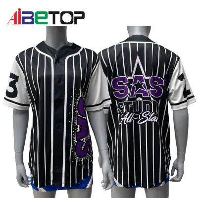 Wholesale Custom Logo Sportswear 2024 Trend MOQ Low Speed Dry Breathable Men's Women Girls Baseball Jerseys