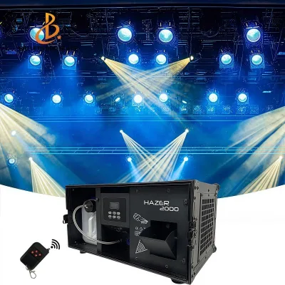 Upgrade Remote Control 2000 Watt Fog Machine, Fog Machine, Stage Fog Effect, Cloud Morning Fog Machine.