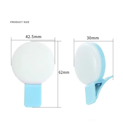 Mini Portable PC Material Camera Lamp Flexible Audio Video Lighting Live Filling Selfie Phone Led Lights