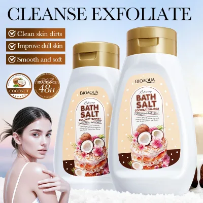 Natural Coconut Body Scrub, Exfoliating Moisturizing Smoothing Treatment for Hands & Feet