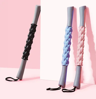 HUAYI Best Fitness Tool EVA Material Massager Foam Yoga Leg Arm Back Body Muscle Stick Bar Massage Roller