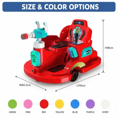Manufacturer QR Code Coin Operated Bubble-Blowing Bumper Cars Outdoor Plaza Drift Ride on Toys Car Amusement Equipment for Kids
