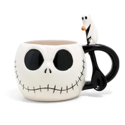 Personality Creativity Halloween Ghost Ceramic Coffee Mug The Nightmare Before Grinch Christmas Mug