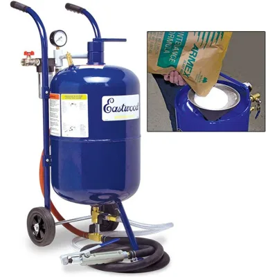 Rust Clean Portable Pressure Industrial Grade Sandblasting Machine 20gal for Stone