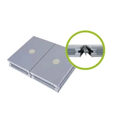 Fireproof Rock Mineral Wool Modular Clean Room Sandwich Wall Panel