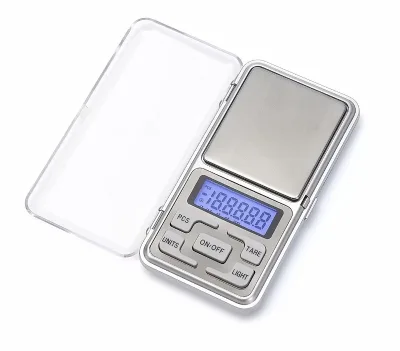 Palm-Sized Digital Jewelry Scale Stainless Steel and ABS Electric Power Source Maximum Weight 300g