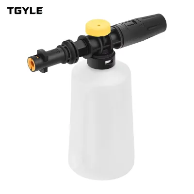 High Pressure Washer Car Washing Water Gun Snowflake Foam Spray Can 750ml Adjustable PA Can Is Applicable to Kaichi K Series