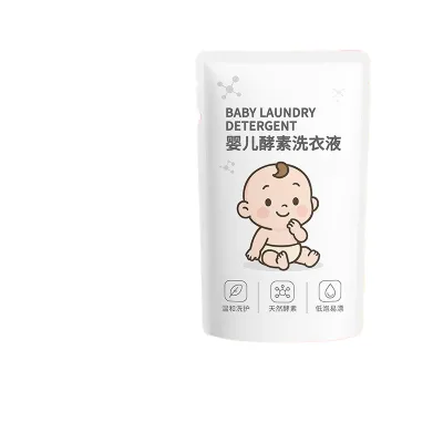 OEM Baby Laundry Detergent Baby-Specific Bottled Natural Long-Lasting Fragrance Antibacterial Stain Removal Children's Soap Bulk