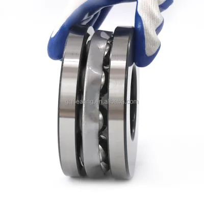 GQZ Original High Precision 51336 51336M 51338 51340 51340M Single Direction Thrust Ball Bearing 51340 Chrome Steel Open Seals