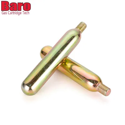 33g Co2 Cartridge for Life Jacket 33g Co2 12g 24g 25g 33g 38g 74g 88g Co2 Factory Supply Wholesale Price