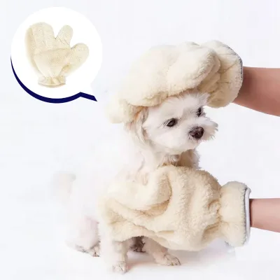 Pet Anti-Bite Anti-Scratch Polyester Cleaning Tool Gloves