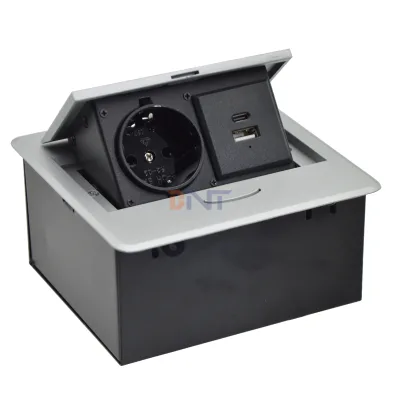 Custom Factory Waterproof Power Socket Box with USB EU UK US Table Socket for IP44 Level 10A Rated Current WiFi Network