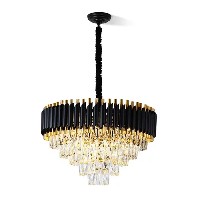 Modern Luxury K9 Crystal Chandelier with Adjustable Height Contemporary Chandelier