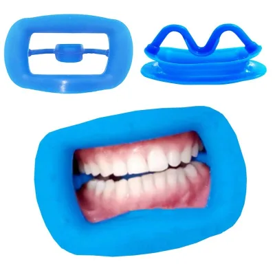 Decare Silicone Rubber Dental Orthodontic Mouth Opening Device Intraoral Cheek Lip Retractor Cheek Retractor Dental