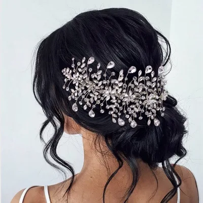 Luxury Rhinestone Bridal Hair Comb for Wedding Hair Accessory Crystal Hair Pieces