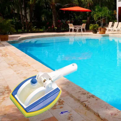 Sponge Pool Brush Plastic Long Handle Sponge Wall Cleaning Rotating Brush Hand Held Sponge Swimming Pool Brush Tile Scrub Br