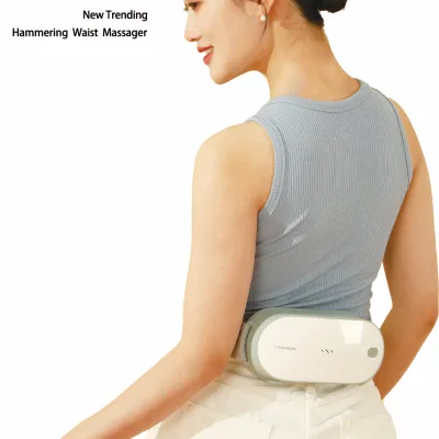 Best Selling Portable Lower Back Massager Hammer Back Pain Massager Lumbar Massager Waist Trainer Wireless Remote Control 7.4