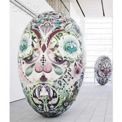 Inflatable Dinosaur Egg for Stage Advertising Decoration Outdoor Giant Inflatable Large Easter Eggs Inflatable Painted Egg