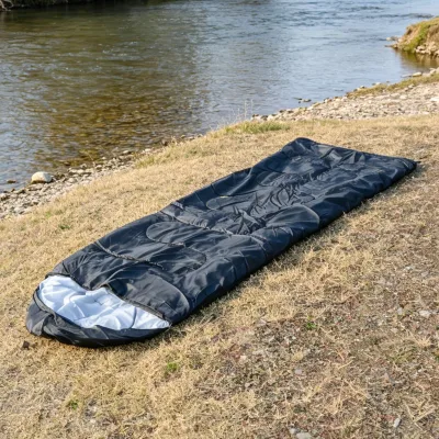 Ultralight Breathable Foldable 3 Season Envelope Sleeping Bag Water Resistant Polyester Hollow Cotton Camping Adult Backpacking