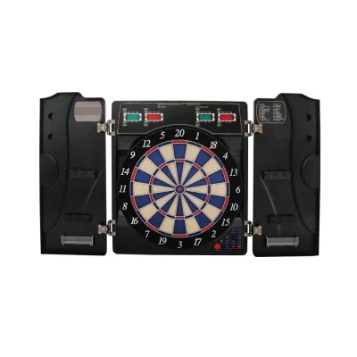 Factory Low Price Online Wholesale Electronic Digital Dartboard Wooden Cabinet Indoor Dart Board With 12 Darts