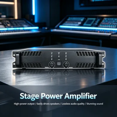 Professional Audio Equipment 3U/aluminium Panel Power Amplifier Stereo Power Amplifier for KTV Room Outdoor Event PA System