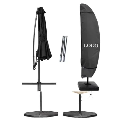 Custom Oxford Parasol Patio Sunshade Outdoor Offset Umbrella Cover Waterproof/Sunproof Eco-Friendly Durable Reusable