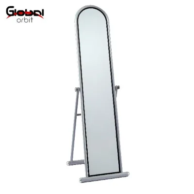 Floor Mirror Rolling with Wheel Floor Stand Dressing Mirror Rack