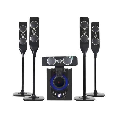 New Arrival DJ Box Speaker 5.1 Channel Home Theater HI-FI Multimedia Surround Sound Plastic & Wood 200W