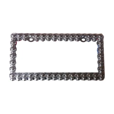 Elegant Chrome Plating Black Car License Plate Frame