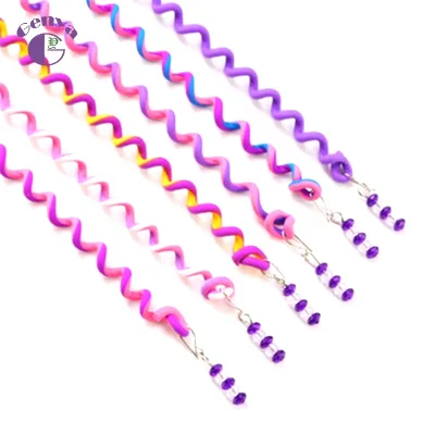 New Cute Girls Headband Colorful Crystal Long Elastic Hair Band Hairwear Children Gift Hairbands Kids Hair Accessories