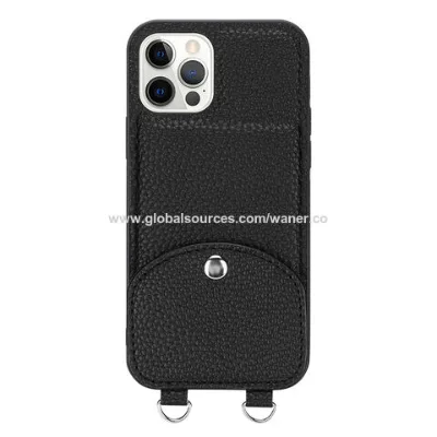 New Pu leather phone case with belt and card bags