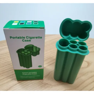 Wholesale Portable Cigarette Case, 5 holes, plastic tubes