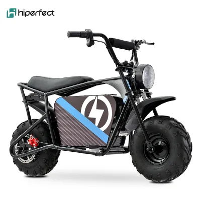 New Developed Electric Mini Pit Bike Off-Road 1000W Brushless Motor 48V 12AH Lead-Acid Battery Rear Disc Brake Kids CE Certified