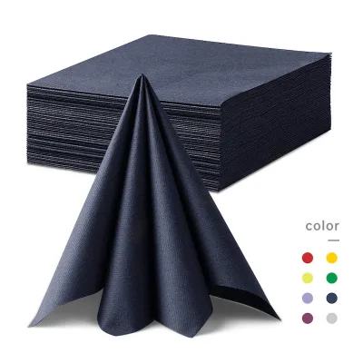 Linen Feel Guest Airlaid Tissue Disposable Sanitary Dinner Wedding Table Paper Napkins
