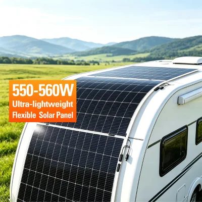 Solar Panel Custom Flexible Solar Panels 550wMono Cristal Flexible Solar Panel Kit