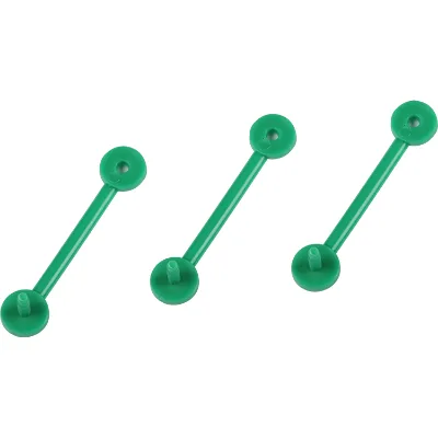 40 Piece Green Gentle Gardening Plant & Flower Lever Loops Gripper Clips Reusable Hold Plants Spring-loaded Clips