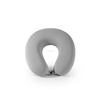 OEM Custom Logo Cotton Polyester Memory Foam Travel Neck Pillow Comfortable Airplane Car Office Support Inflatable Massage Sleep